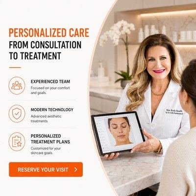 Design: AI graphic design for a skin care clinic