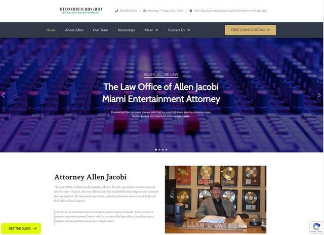 Allen Jacobi Law screenshot