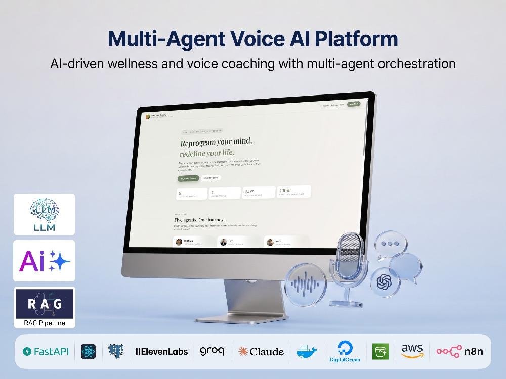 Multi-agent voice coaching platform